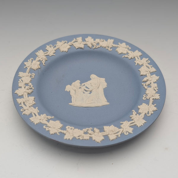 British Vintage Wedgwood Jasperware Dish Pale Blue